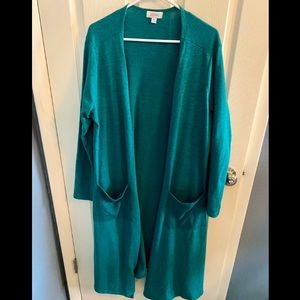 Women’s Long Cardigan Sweater size XL Lularoe
